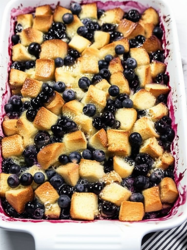Blueberry Strata Recipe