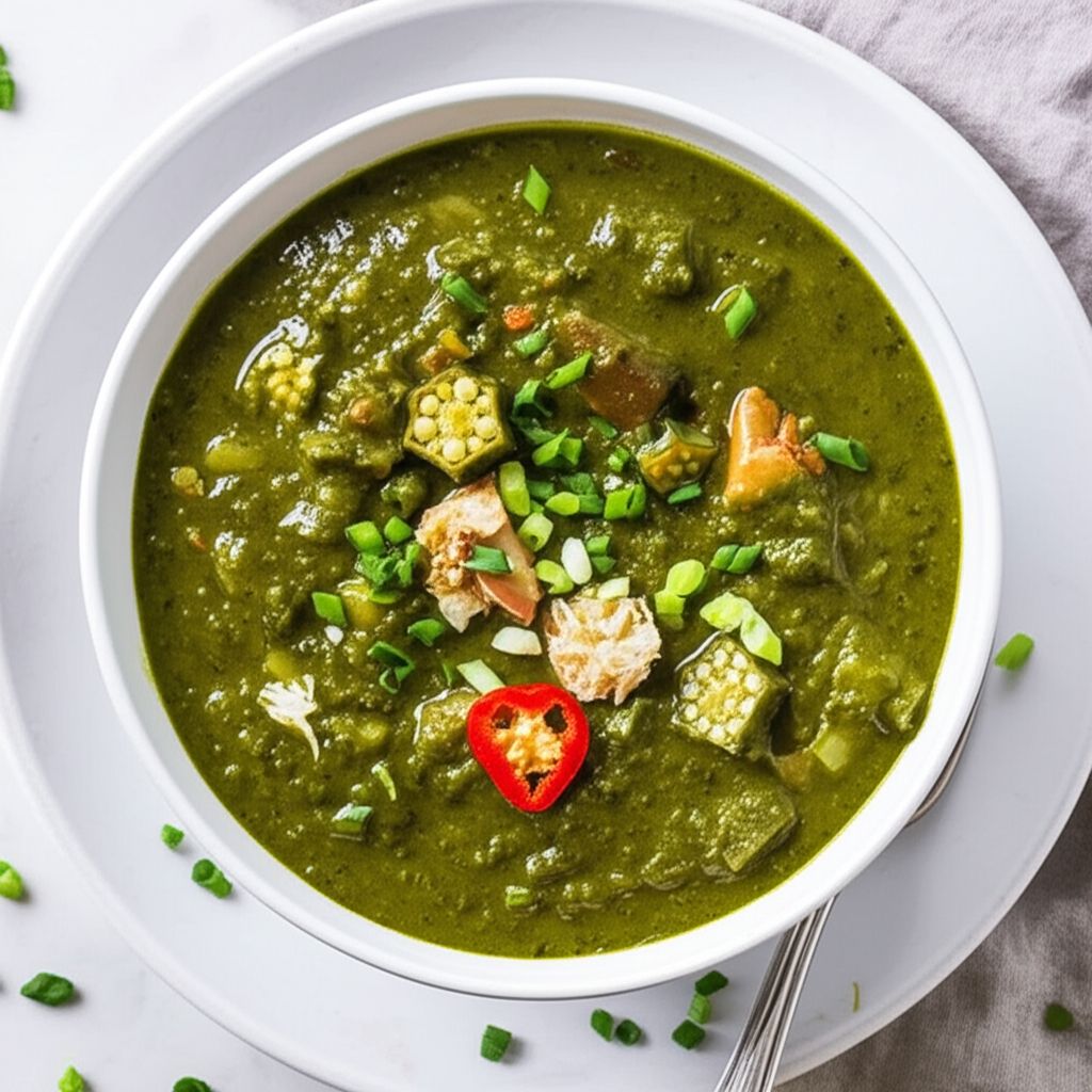 Caribbean Callaloo and Crab
