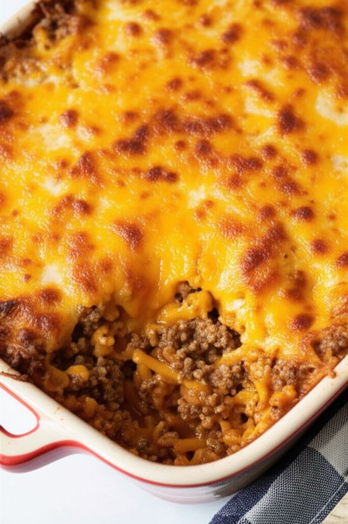 Cheesy Beef Noodle Casserole