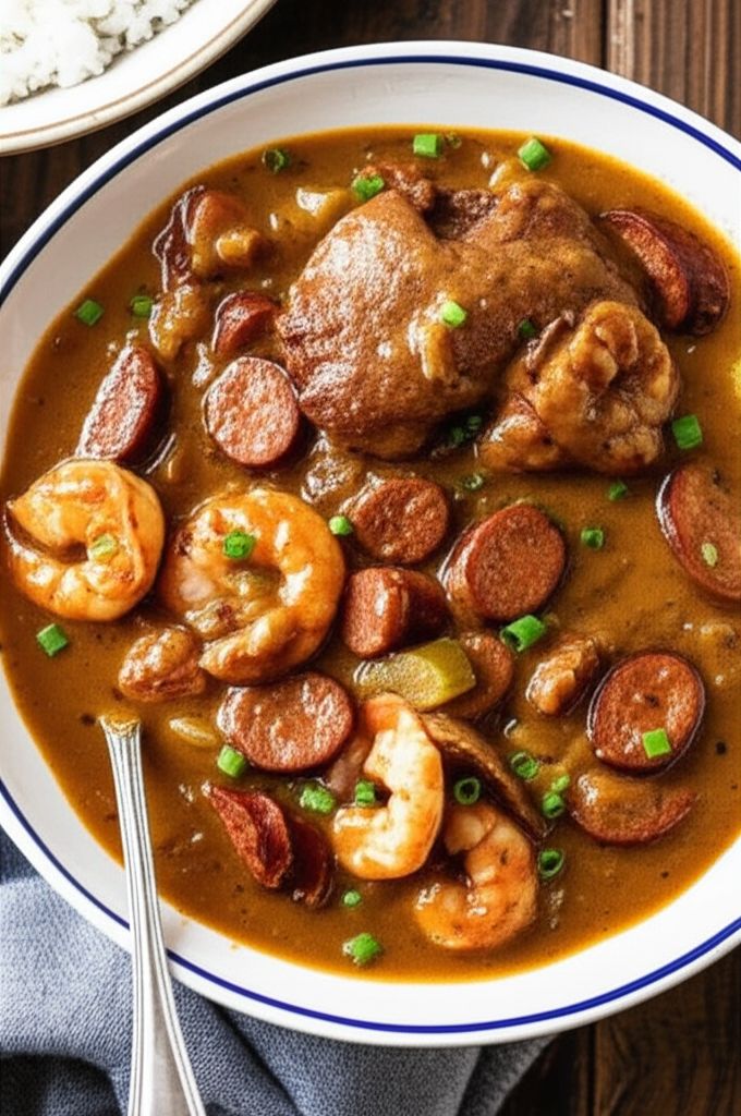 Chef John's Duck, Sausage, and Shrimp Gumbo