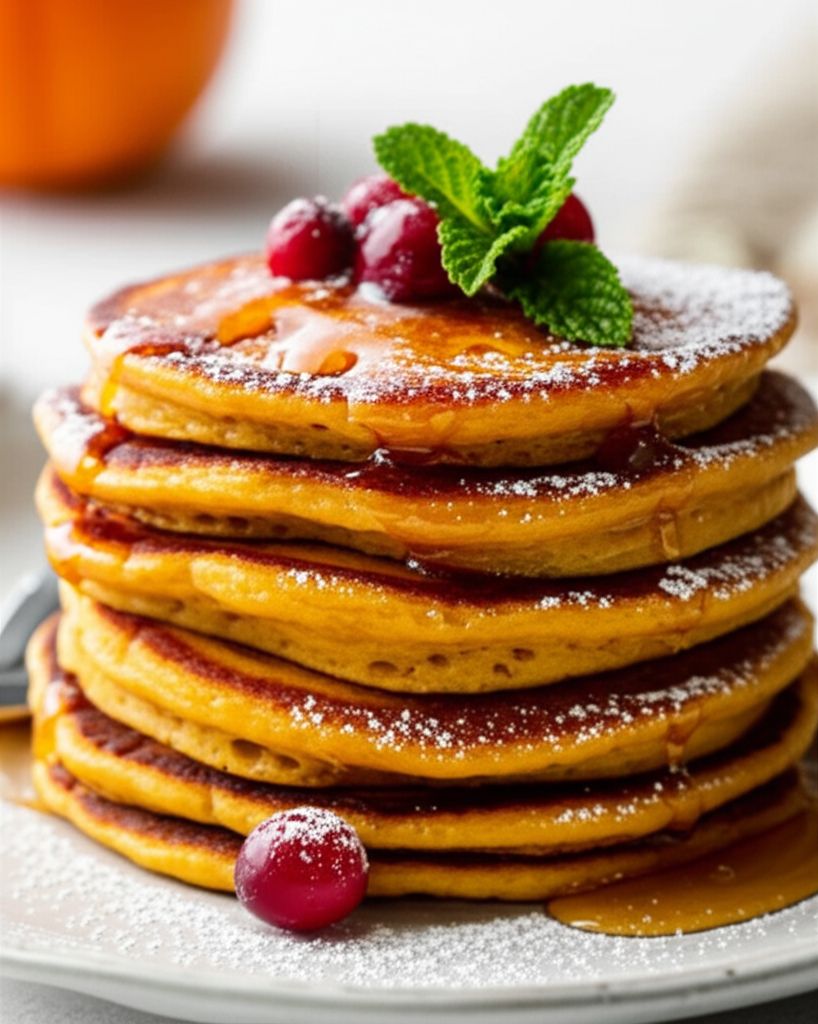 Chef John's Pumpkin Pancakes