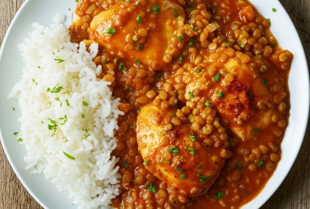 Chicken and Lentils
