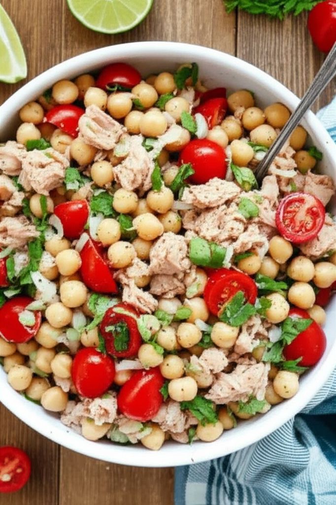 Chickpea Tuna Salad