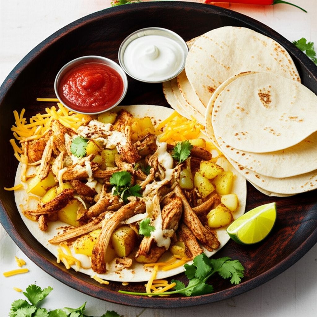 Cinnamon and Lime Chicken Fajitas