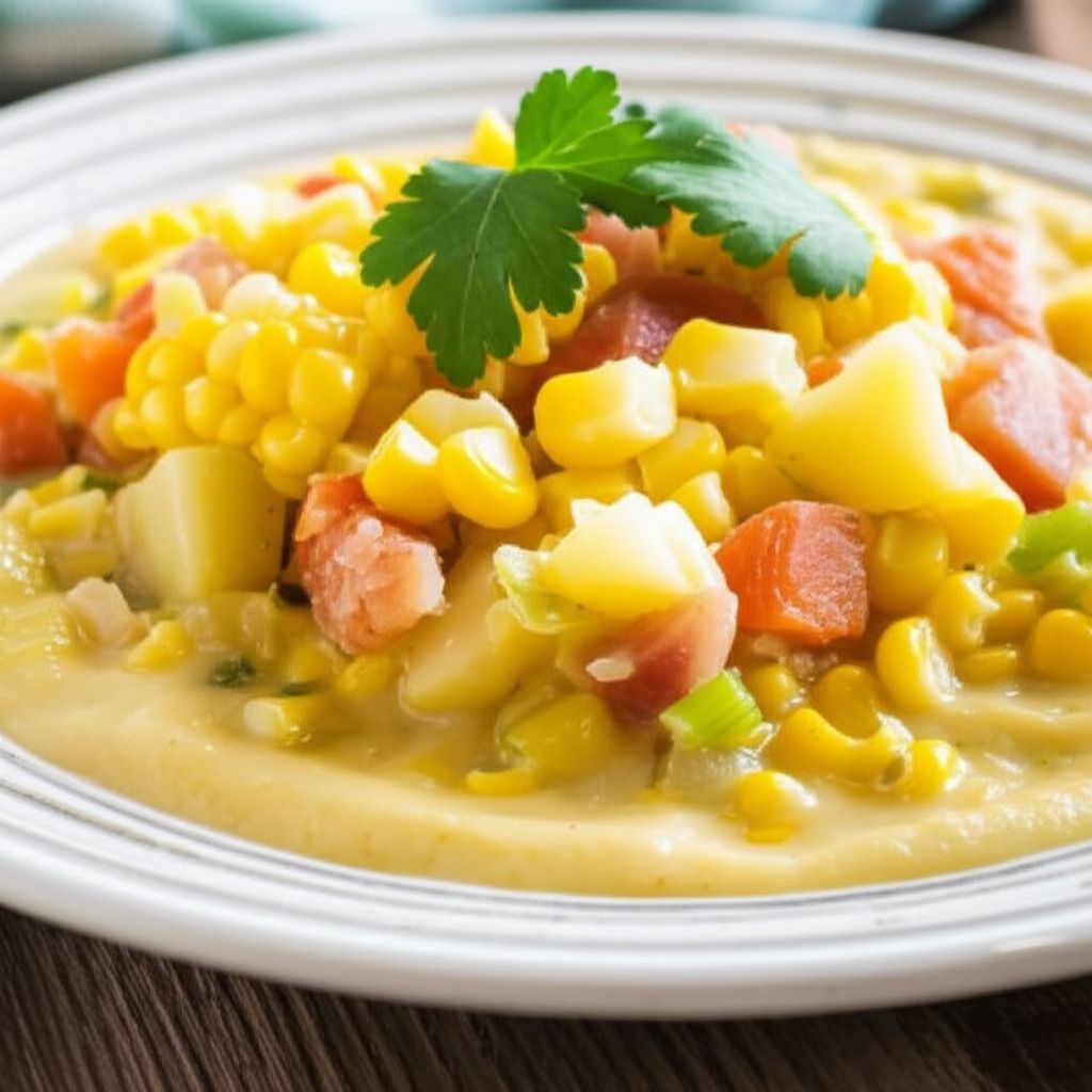Clean-Eating Potato and Corn Chowder