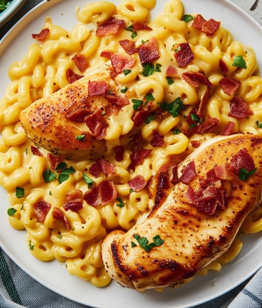Creamy Banana Pepper Bacon Chicken