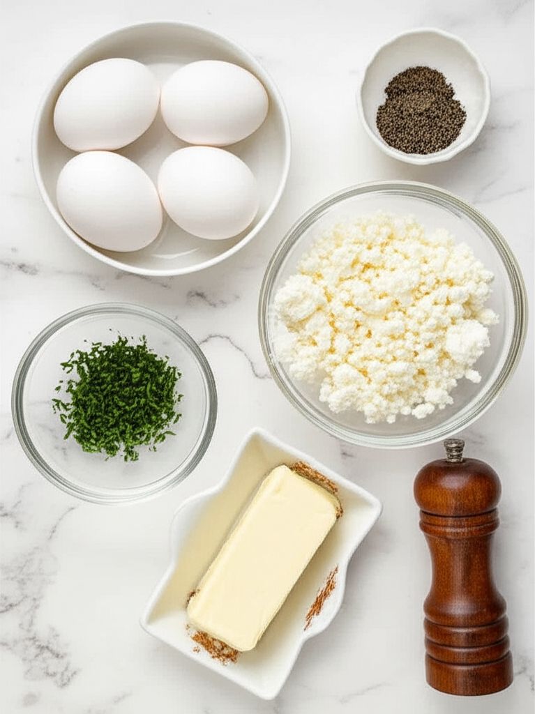 Creamy Cottage Cheese Scrambled Eggs
