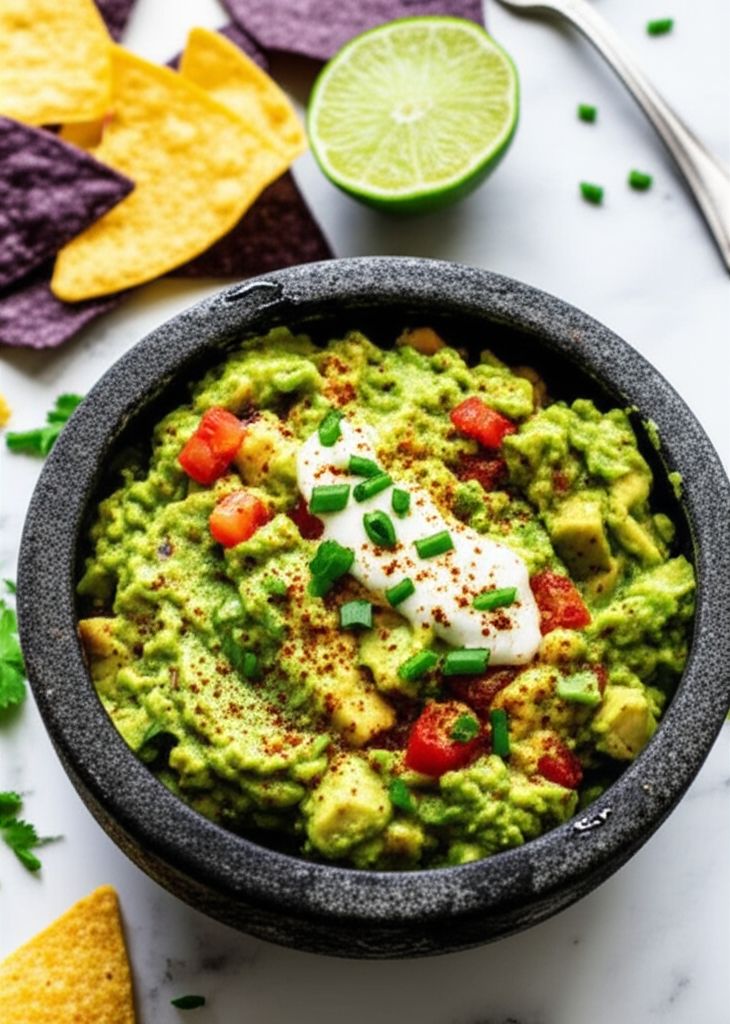 Creamy, Spicy Guacamole