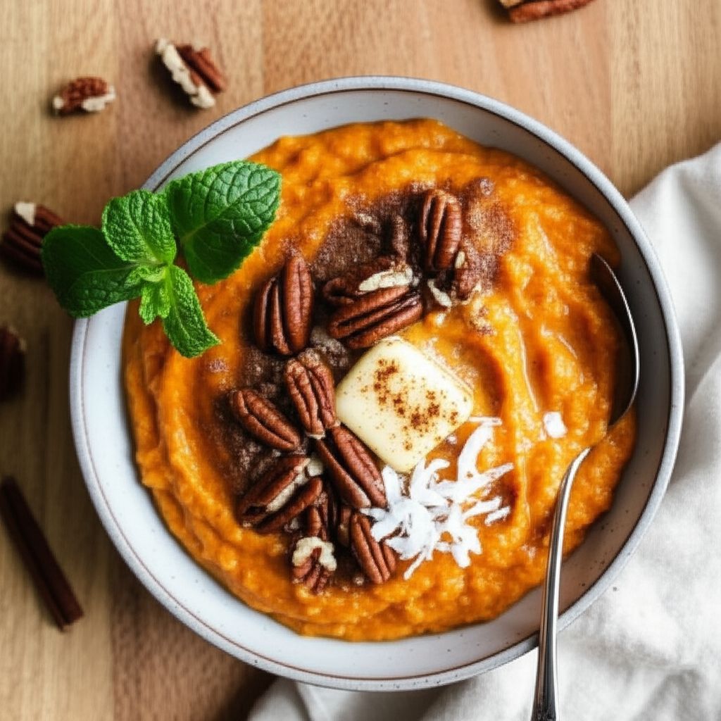 Creamy Sweet Potato Oatmeal