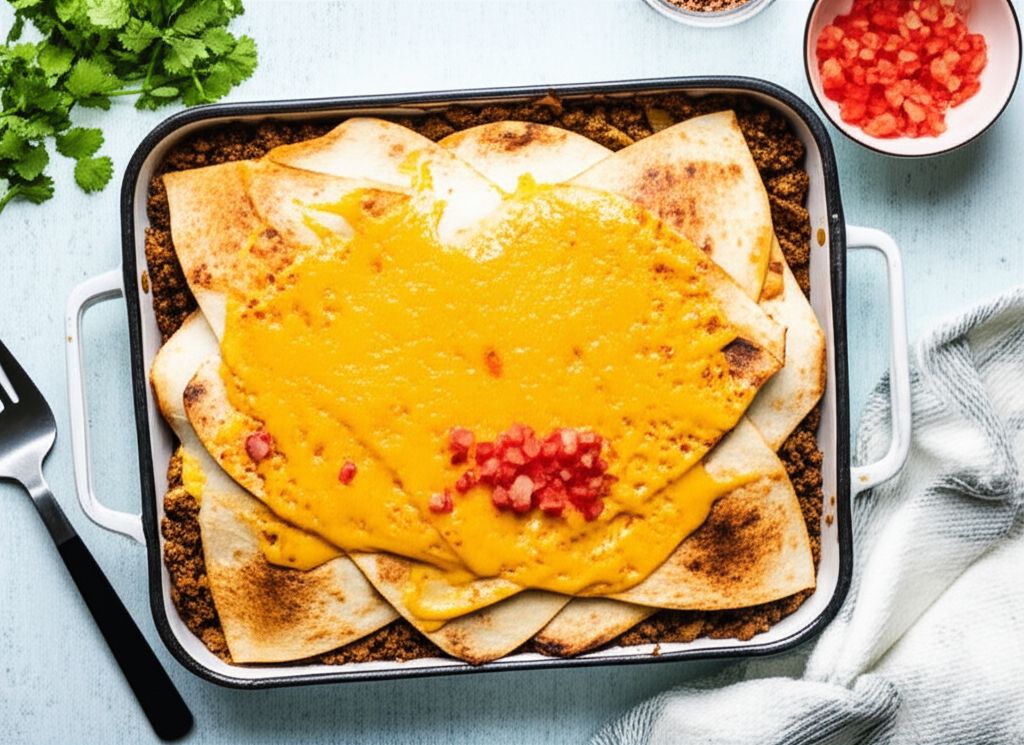 Crunchwrap Casserole