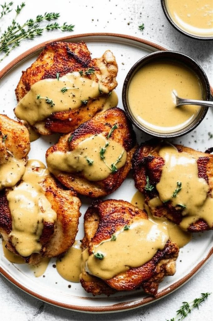 Dijon Chicken Thighs