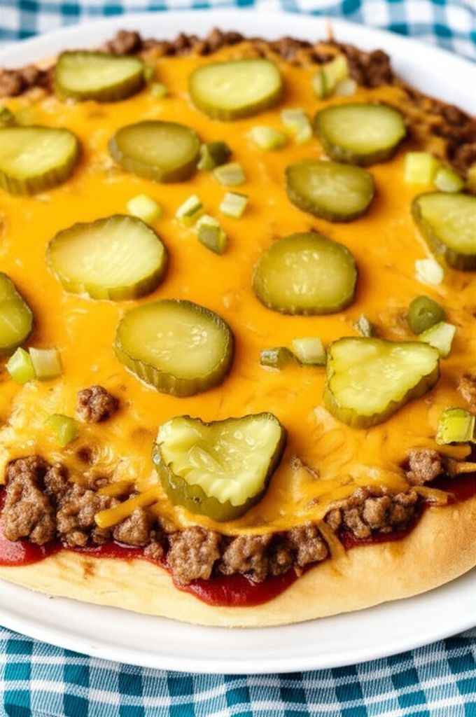 Easy Cheeseburger Pizza