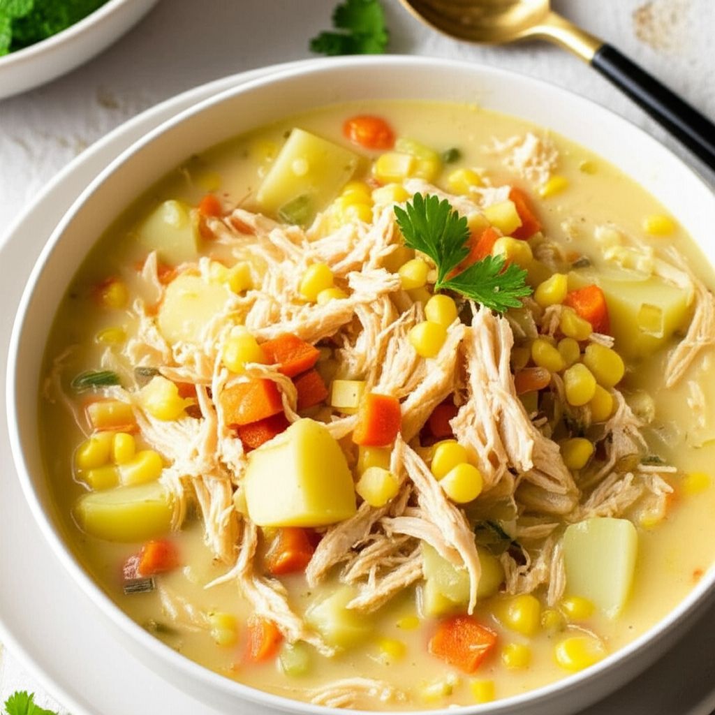 Easy Chicken and Corn Chowder