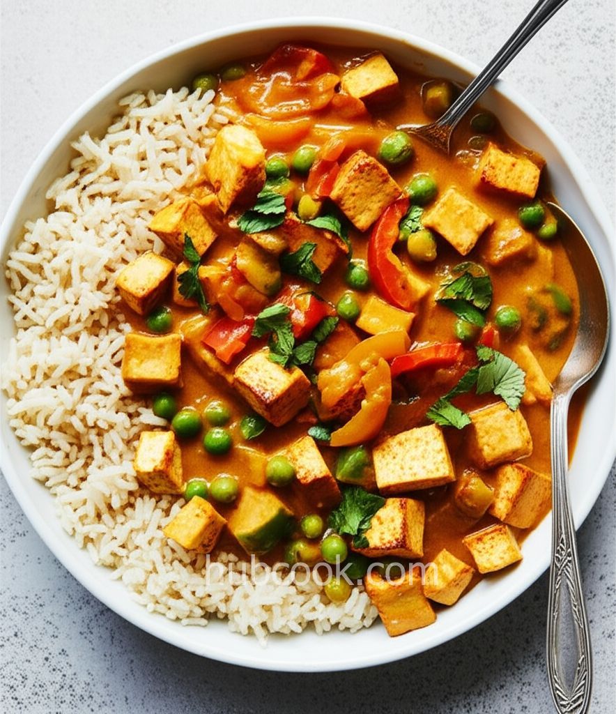 Easy Vegan Coconut Curry with Tofu