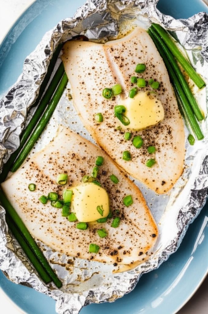 Grilled Herbed Tilapia in Foil Packets