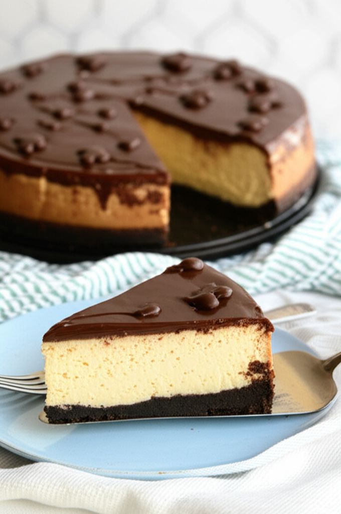 Guinness and Chocolate Cheesecake