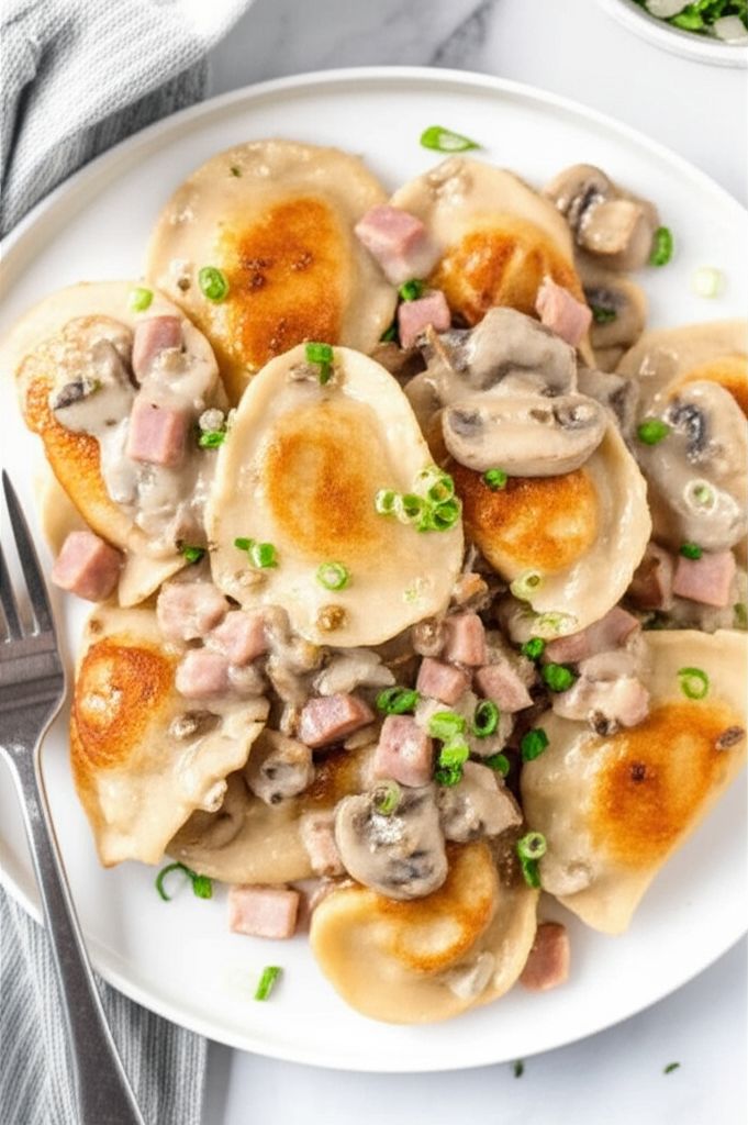 Ham and Pierogies