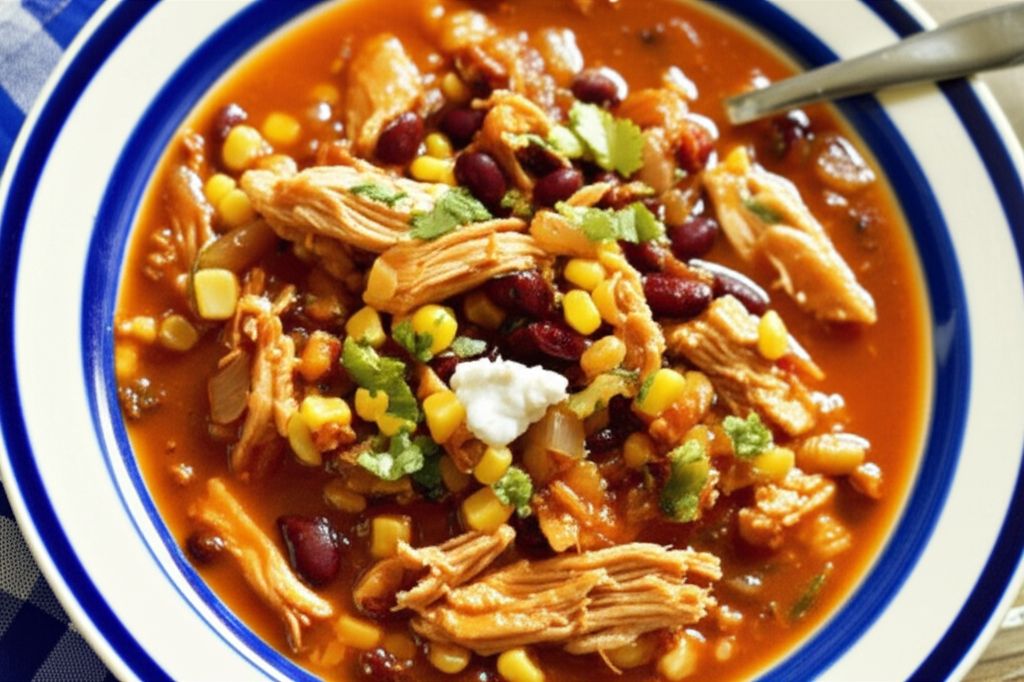 Hearty Chicken Enchilada Soup