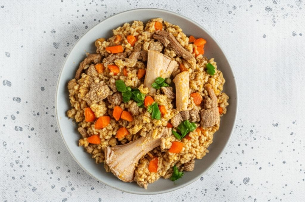 Homemade Dog Food with Beef