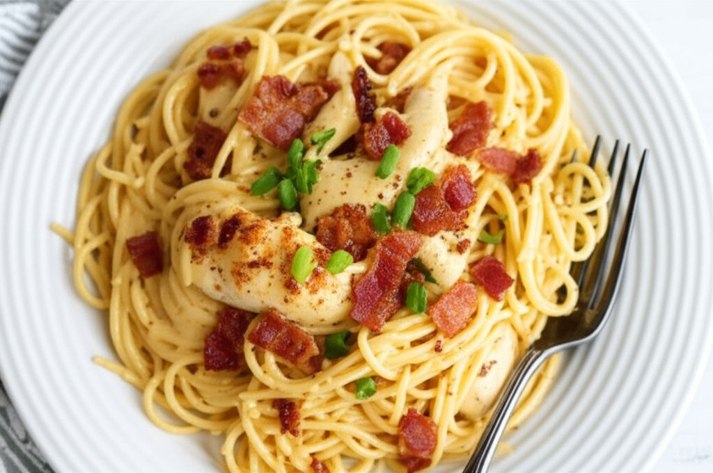 Honey Mustard Spaghetti