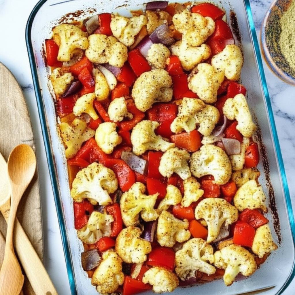 Italian Roasted Cauliflower