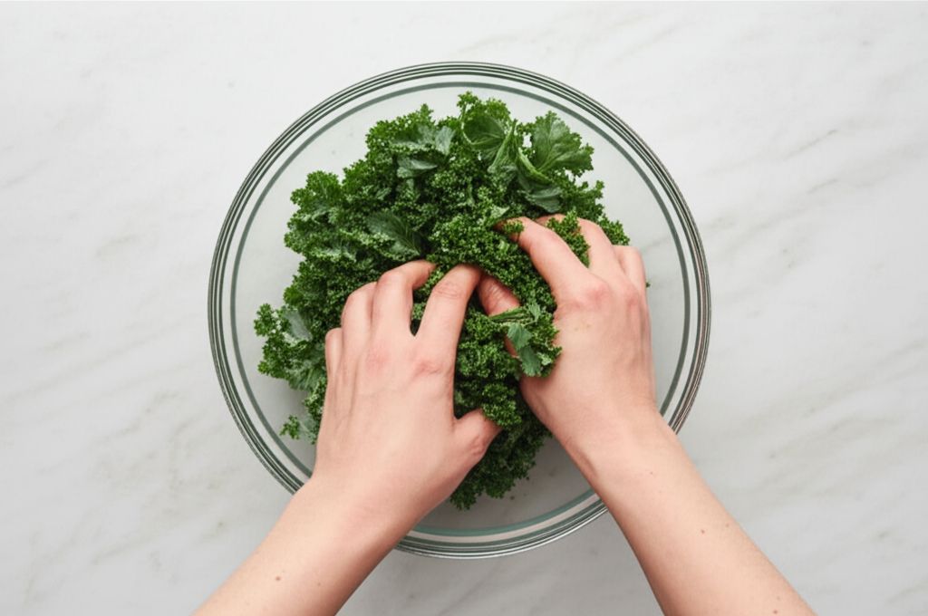 Kale Salad with Apple and Lemon