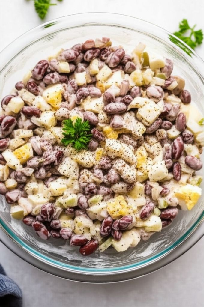 Kidney Bean and Sweet Pickle Salad