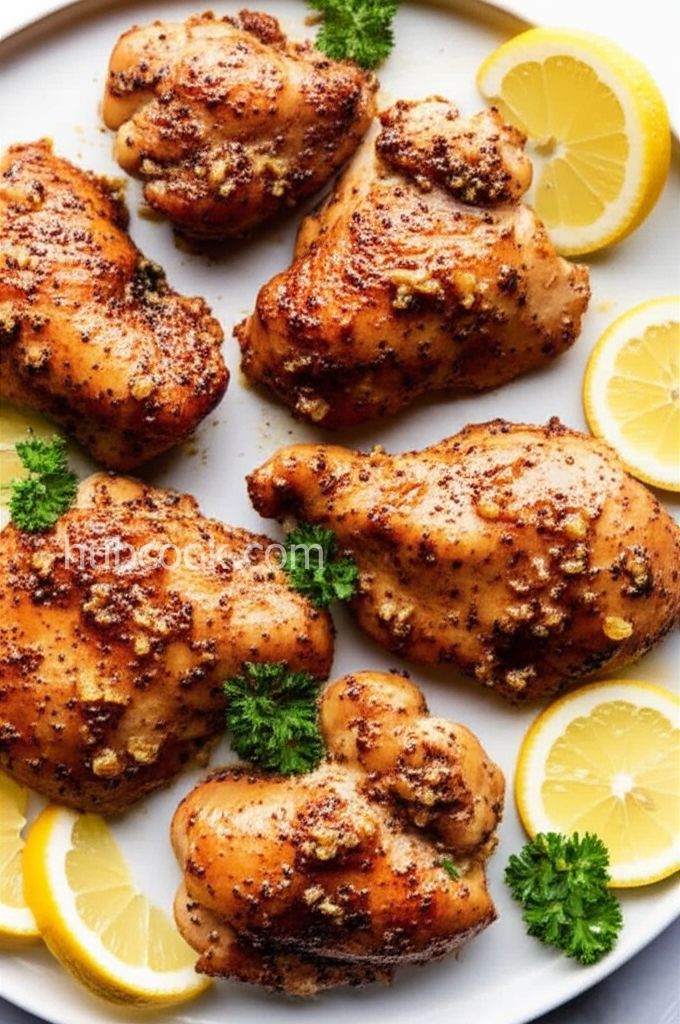 Lemon-Garlic Chicken Thighs