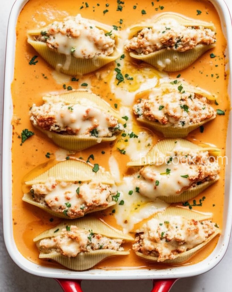 Lobster Stuffed Pasta Shells For Two