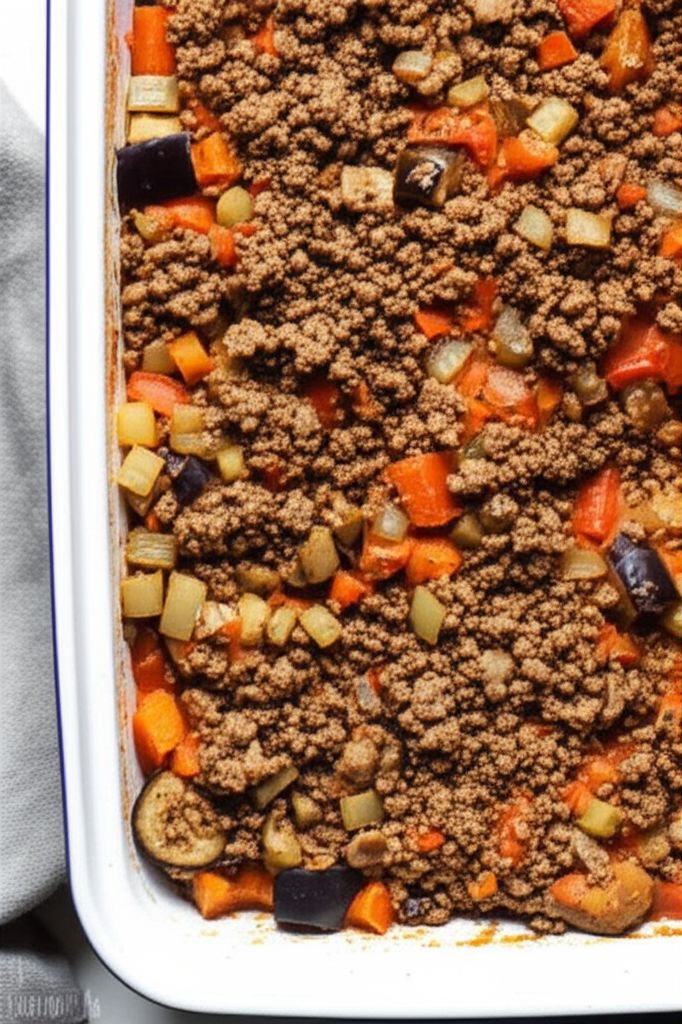 Mama's Oh-So-Savory Lamb and Eggplant Casserole