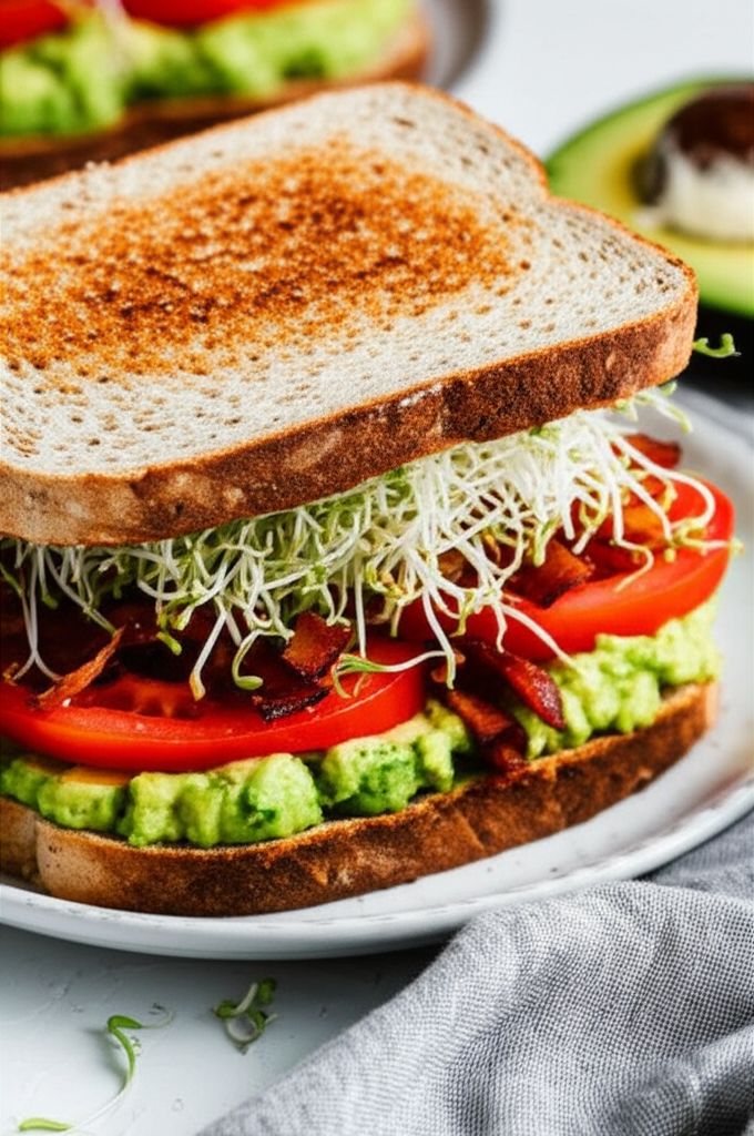 Midnight Snack Avocado Sandwich