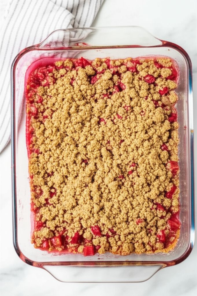 Mom's Rhubarb Crisp