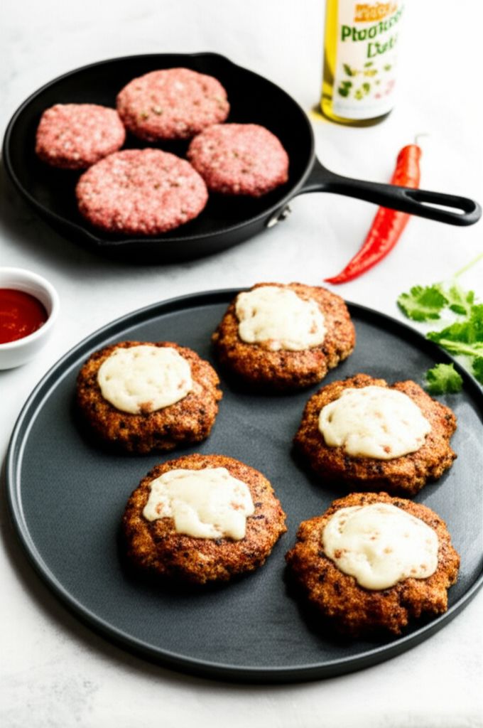 Mozzarella-Stuffed Turkey Burgers
