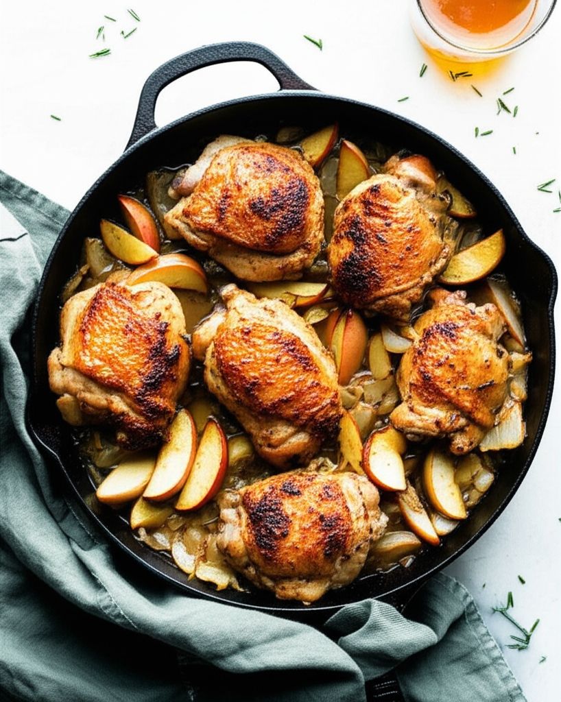 One-Pan Autumn Chicken Breasts with Apples