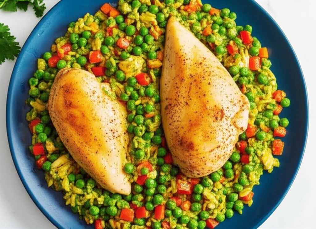 Peruvian Arroz con Pollo (Peruvian Rice and Chicken)