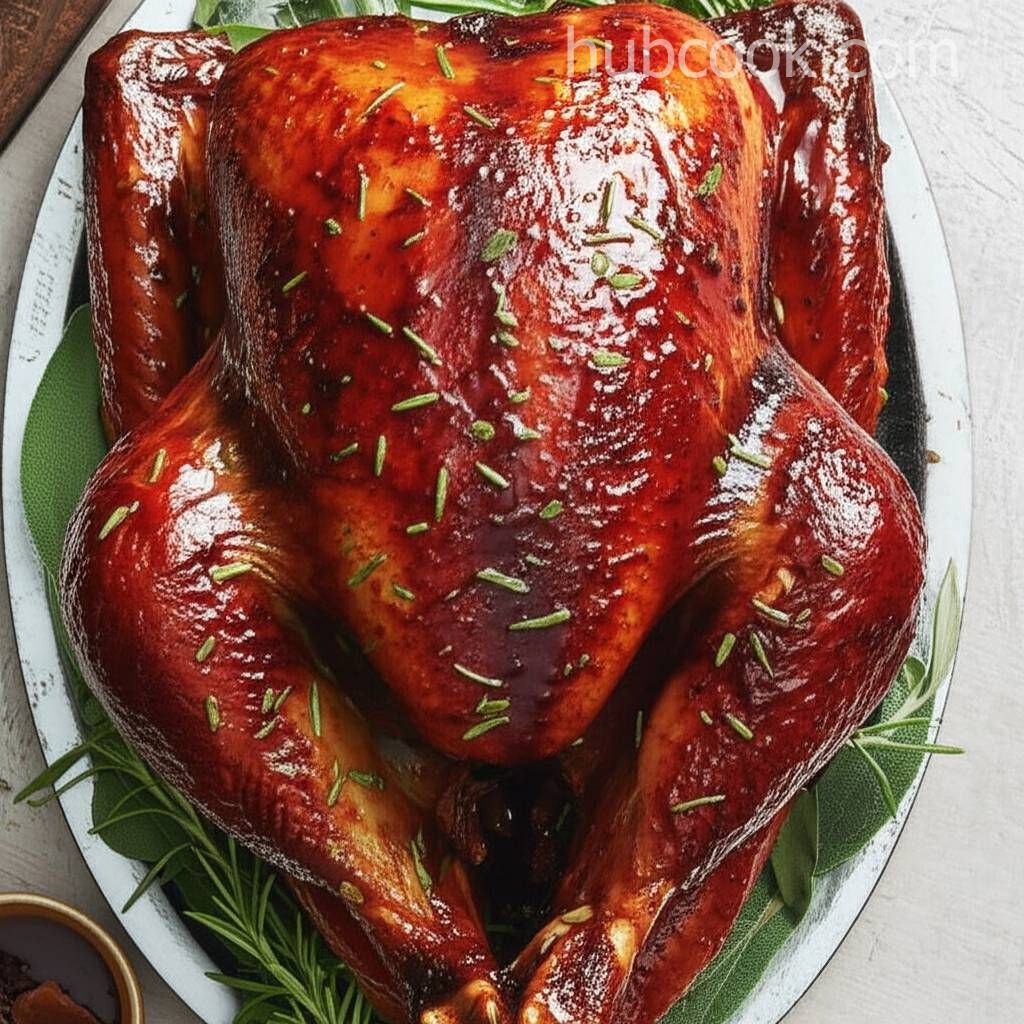 Pomegranate Molasses-Glazed Turkey
