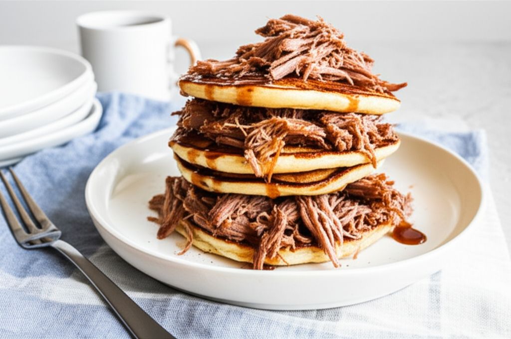 Pulled Pork Pancakes