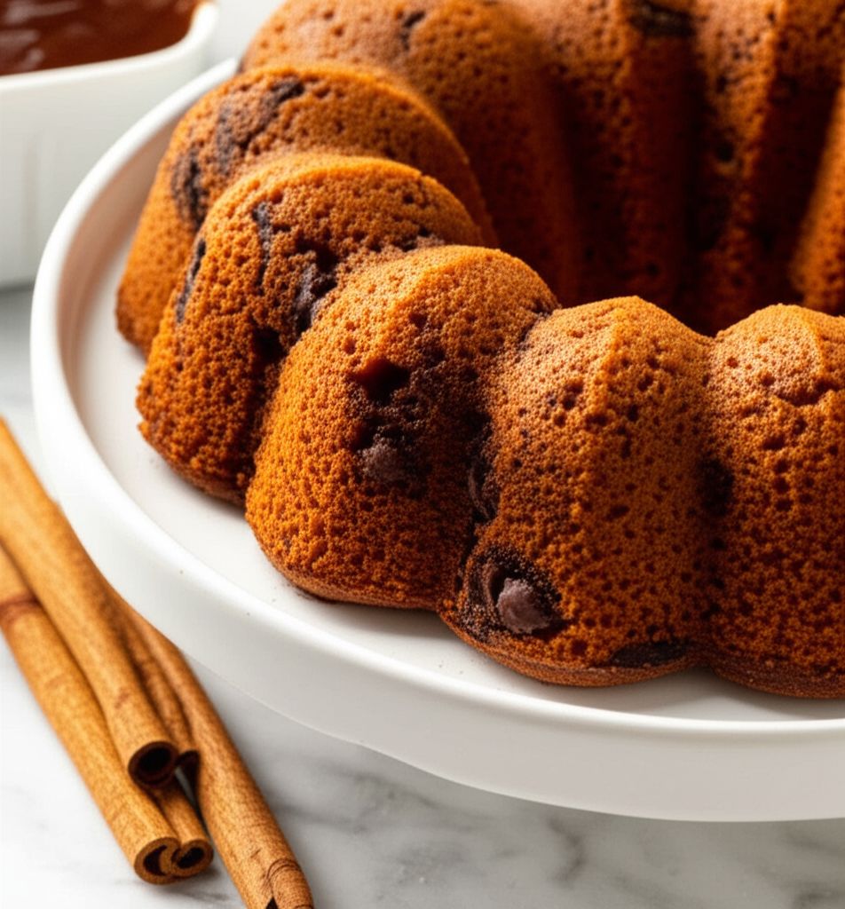 Pumpkin Chocolate Chip Mini Bundt® Cakes