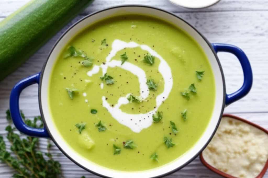 Quick Creamy Zucchini Soup