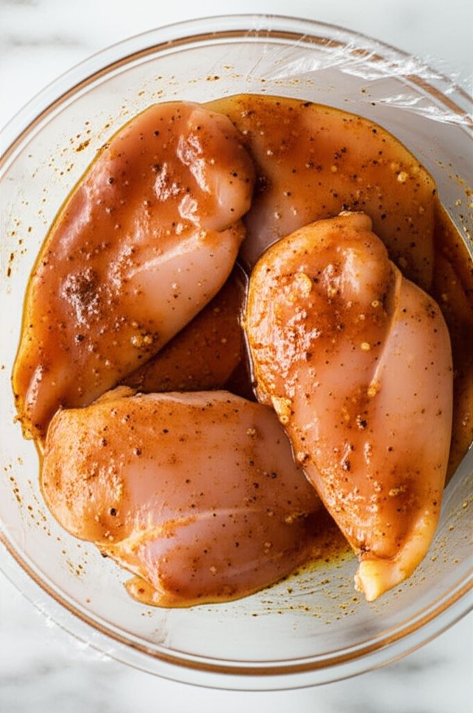 Red, White, and Blueberry Grilled Chicken