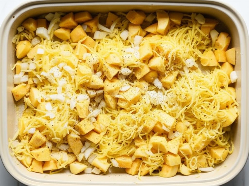 Rich and Savory Spaghetti Squash Casserole