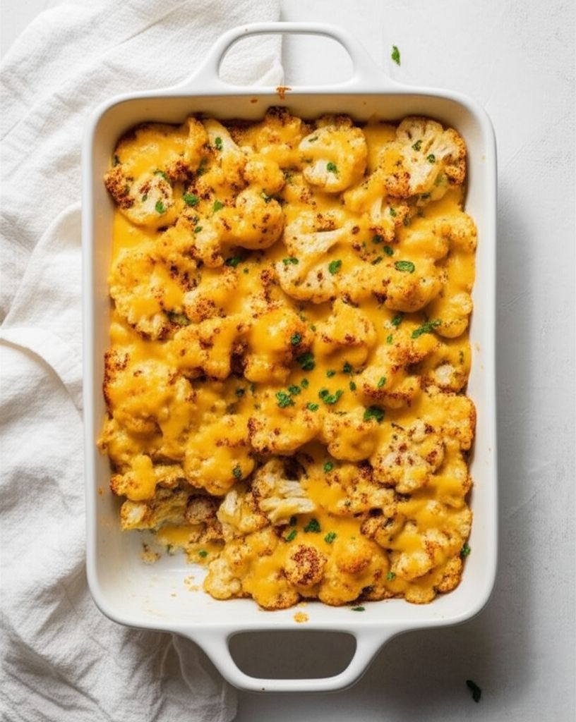 Roasted Cauliflower Mac and Cheese