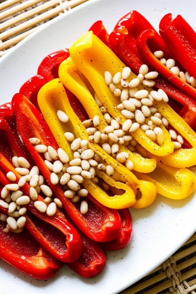 Roasted Peppers with Pine Nuts and Parsley