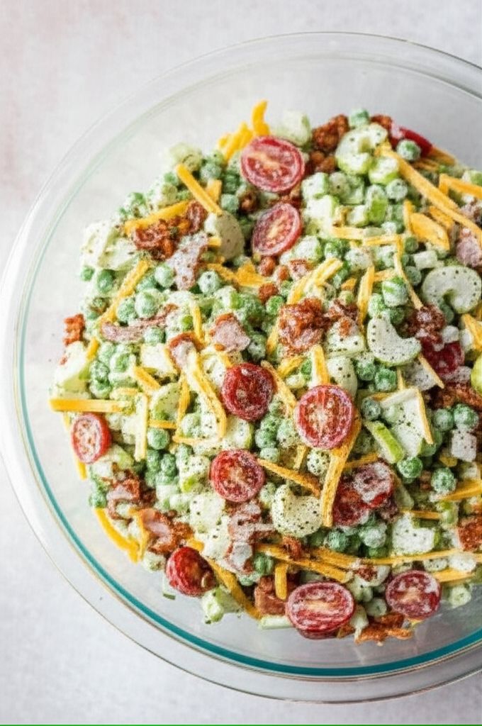 Seven Layer Mixed Up Salad