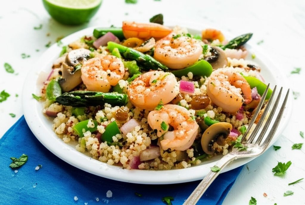 Shrimp and Quinoa