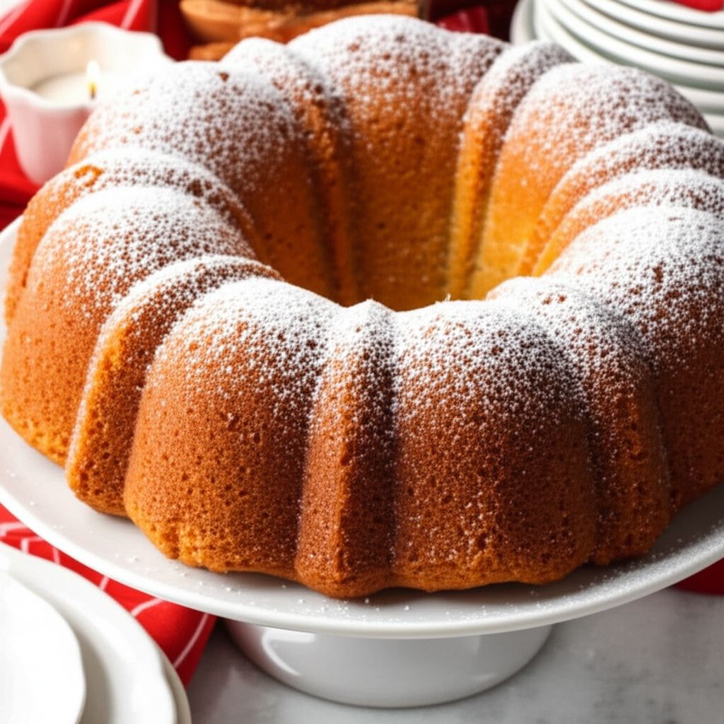 Simple Christmas Rum Cake