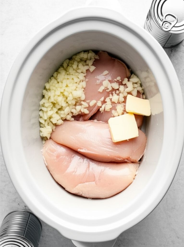 Slow Cooker Chicken and Dumplings