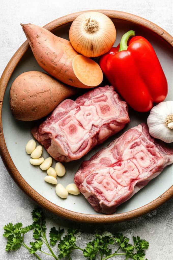 Slow Cooker Smoked Oxtail and Sweet Potato Stew