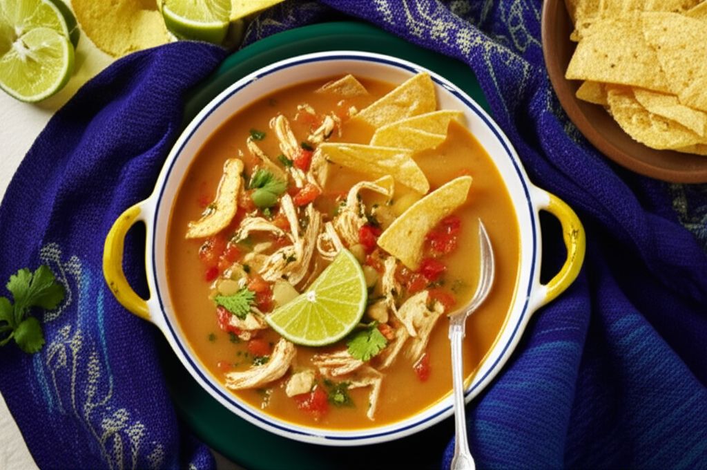 Sopa De Lima (Mexican Lime Soup)