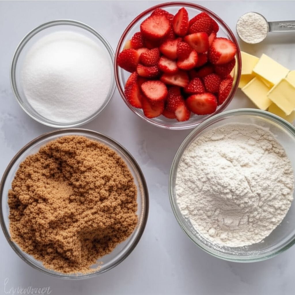 Strawberry Rhubarb Crisp